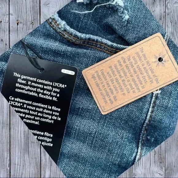 NEW MUDD High Rise MIDI - 4” Seam - Flex Stretch Fray Hem 5 button shorts - SZ 3 - Picture 10 of 13